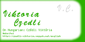 viktoria czedli business card