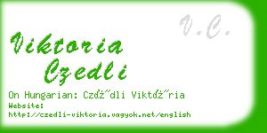 viktoria czedli business card